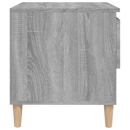 Nachtkastjes 2 St 50X46X50 Cm Bewerkt Hout Grijs Sonoma Eiken