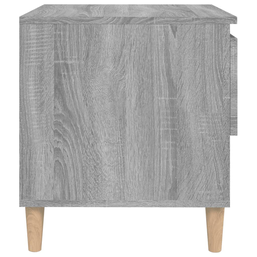 Nachtkastjes 2 St 50X46X50 Cm Bewerkt Hout Grijs Sonoma Eiken