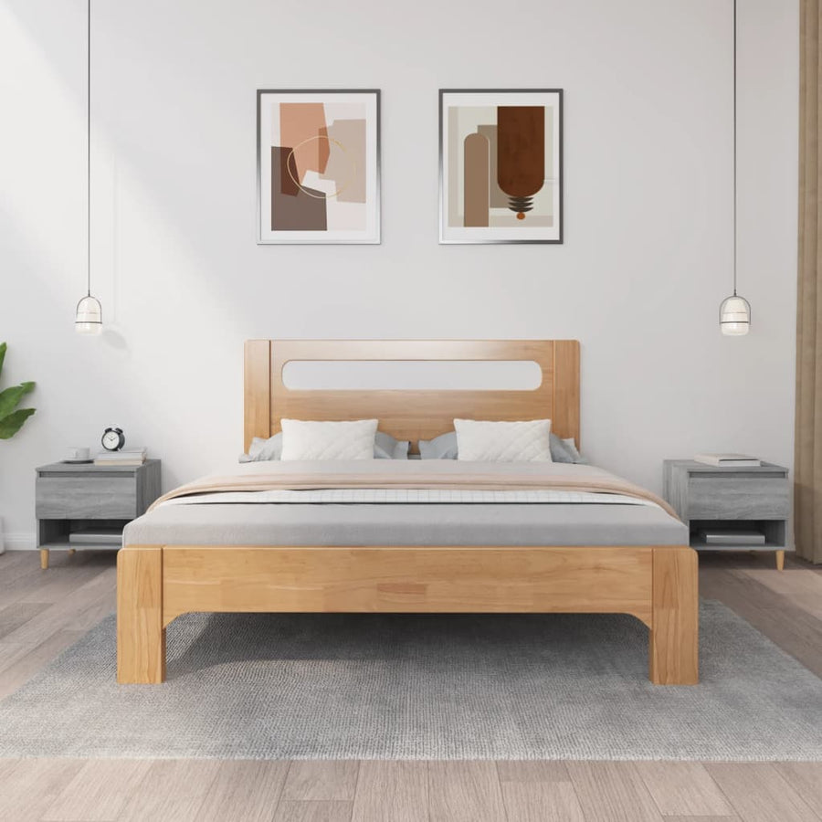 Nachtkastjes 2 St 50X46X50 Cm Bewerkt Hout Grijs Sonoma Eiken