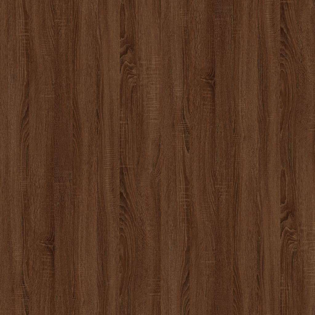 Nachtkastjes 2 St 50X46X50 Cm Bewerkt Hout Bruineikenkleurig