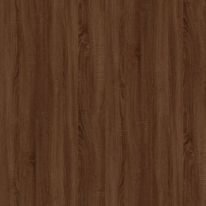 Nachtkastjes 2 St 50X46X50 Cm Bewerkt Hout Bruineikenkleurig