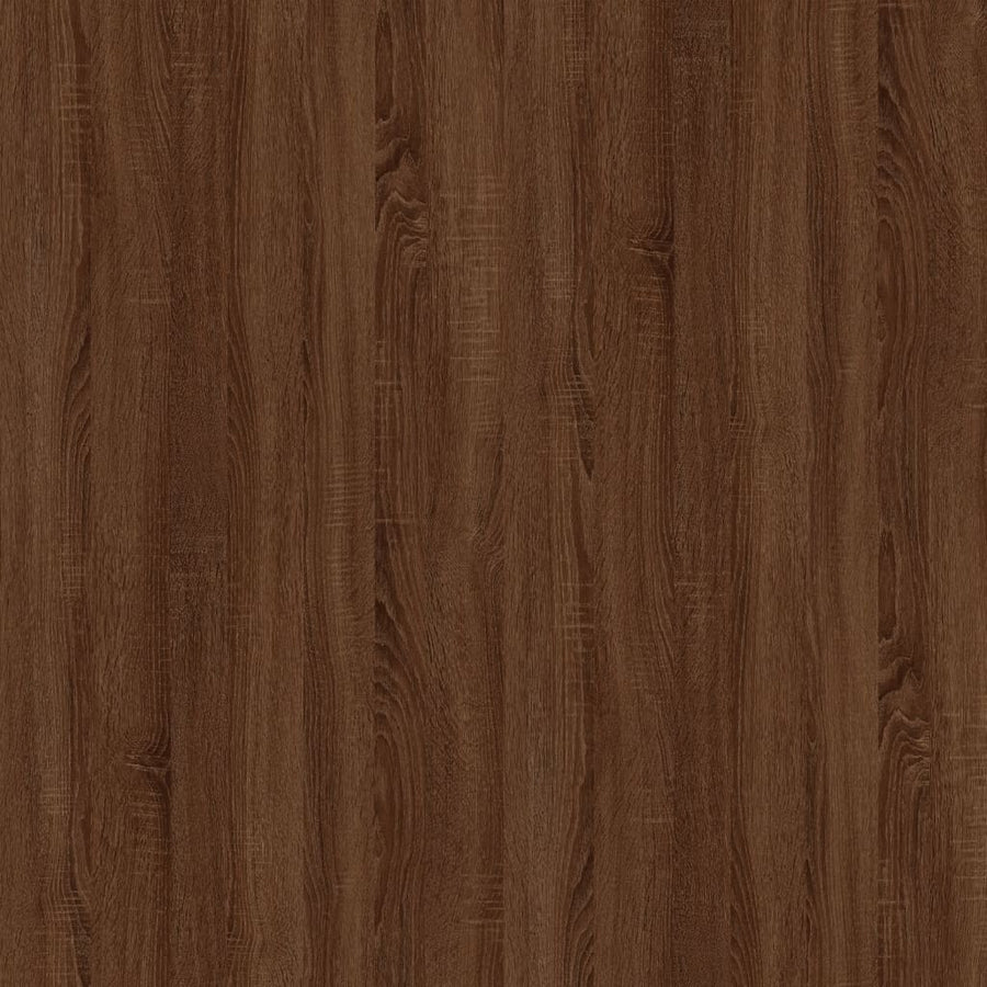 Nachtkastjes 2 St 50X46X50 Cm Bewerkt Hout Bruineikenkleurig