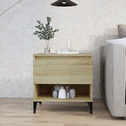 Side table 50x46x50 cm engineered wood Sonoma oak colour