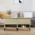 Bijzettafels 2 st 50x46x50 cm bewerkt hout sonoma eiken