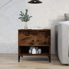 Side table 50x46x50 cm engineered wood smoked oak look