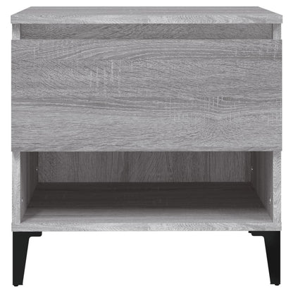 Bijzettafel 50X46X50 Cm Bewerkt Hout Grijs Sonoma Eikenkleur