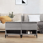 Side tables 2 pcs 50x46x50 cm engineered wood grey Sonoma oak