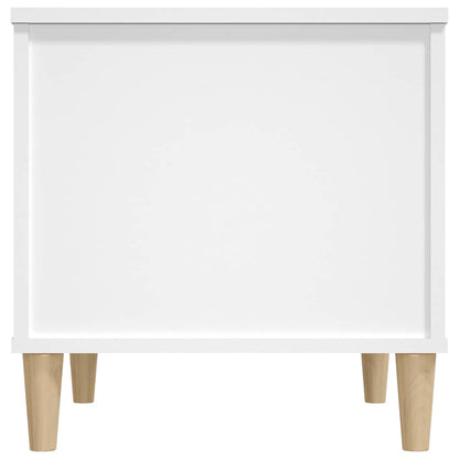 Salontafel 60X44,5X45 Cm Bewerkt Hout 60 x 44.5 x 45 cm Wit