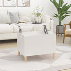Coffee table 60x44.5x45 cm treated wood white