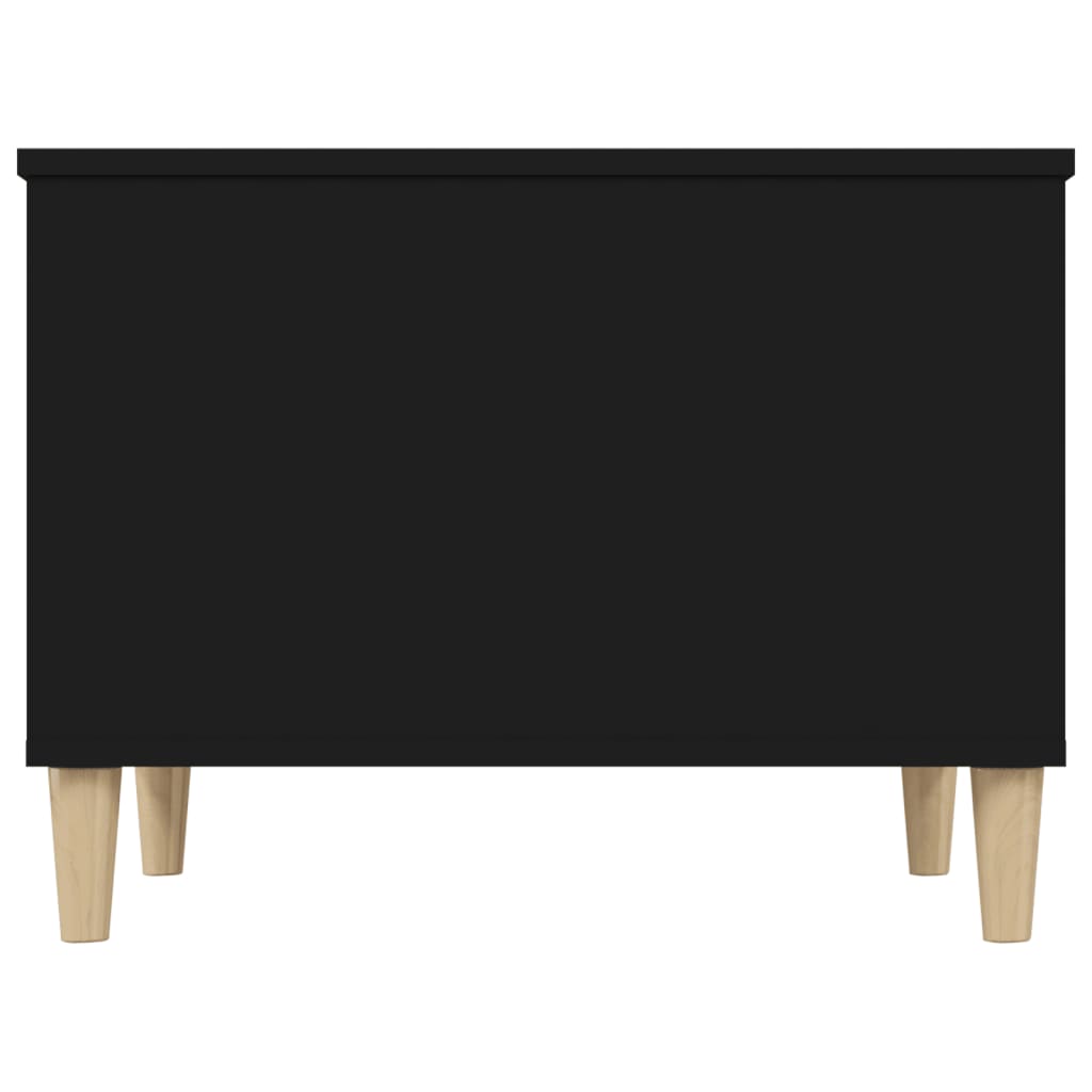 Salontafel 60X44,5X45 Cm Bewerkt Hout 60 x 44.5 x 45 cm Zwart