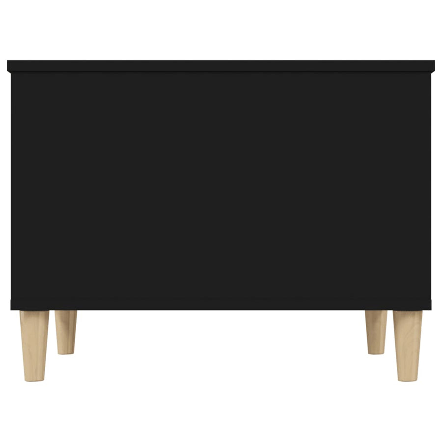 Salontafel 60X44,5X45 Cm Bewerkt Hout 60 x 44.5 x 45 cm Zwart