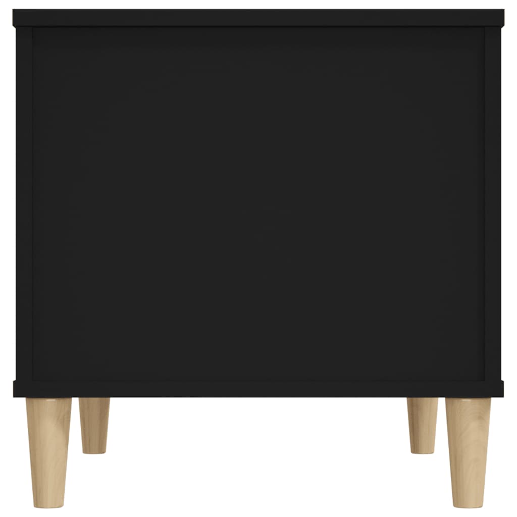 Salontafel 60X44,5X45 Cm Bewerkt Hout 60 x 44.5 x 45 cm Zwart