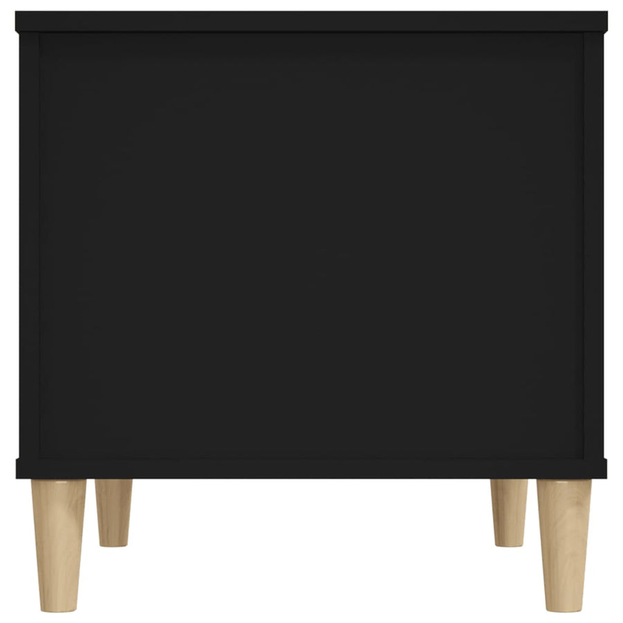 Salontafel 60X44,5X45 Cm Bewerkt Hout 60 x 44.5 x 45 cm Zwart