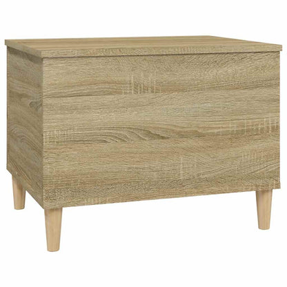 Salontafel 60X44,5X45 Cm Bewerkt Hout Kleurig 60 x 44.5 x 45 cm Sonoma eiken