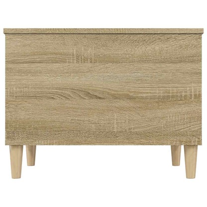 Salontafel 60X44,5X45 Cm Bewerkt Hout Kleurig 60 x 44.5 x 45 cm Sonoma eiken