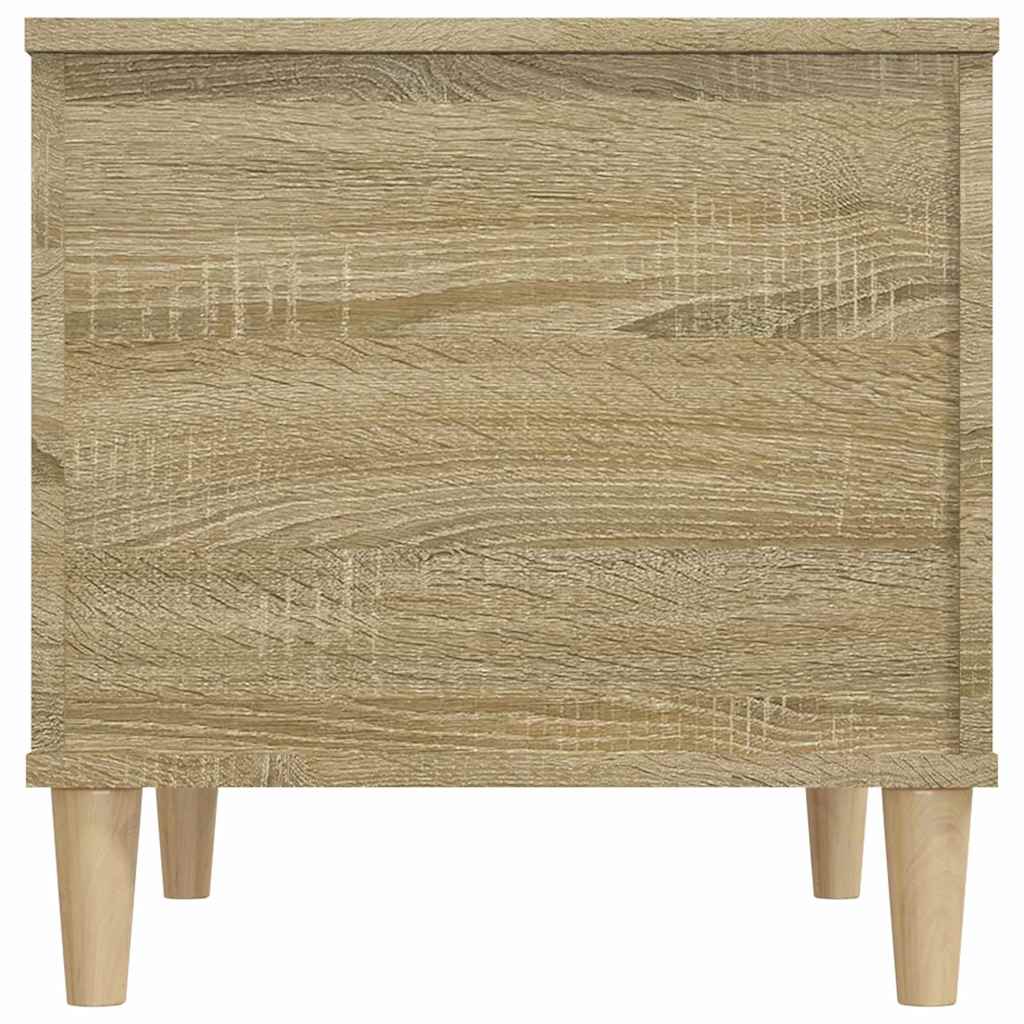 Salontafel 60X44,5X45 Cm Bewerkt Hout Kleurig 60 x 44.5 x 45 cm Sonoma eiken