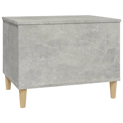 Salontafel 60X44,5X45 Cm Bewerkt Hout 60 x 44.5 x 45 cm Betongrijs