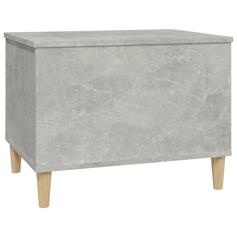 Salontafel 60X44,5X45 Cm Bewerkt Hout 60 x 44.5 x 45 cm Betongrijs