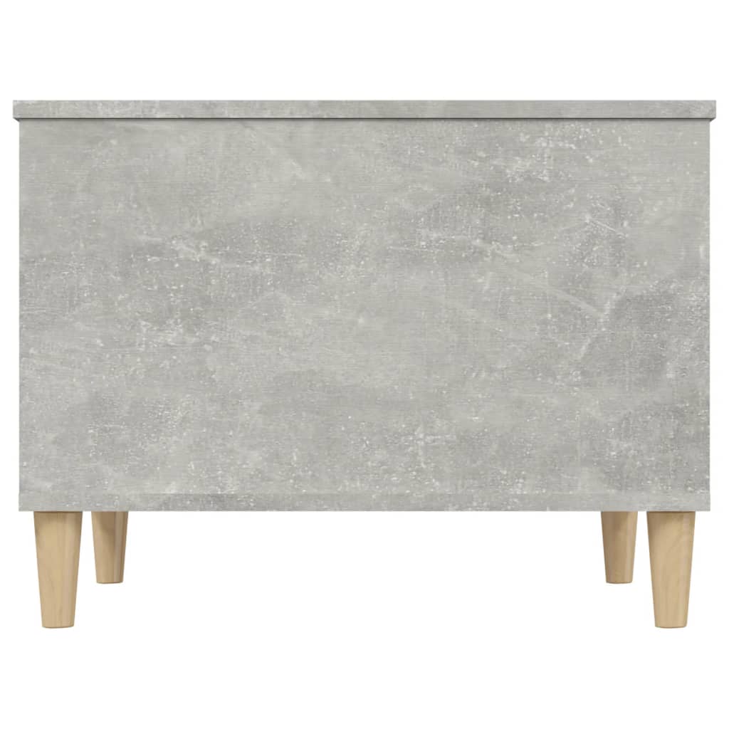 Salontafel 60X44,5X45 Cm Bewerkt Hout 60 x 44.5 x 45 cm Betongrijs