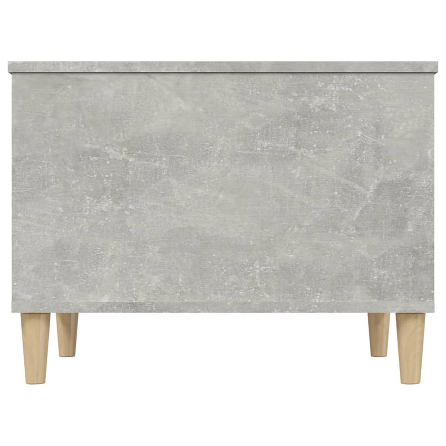 Salontafel 60X44,5X45 Cm Bewerkt Hout 60 x 44.5 x 45 cm Betongrijs