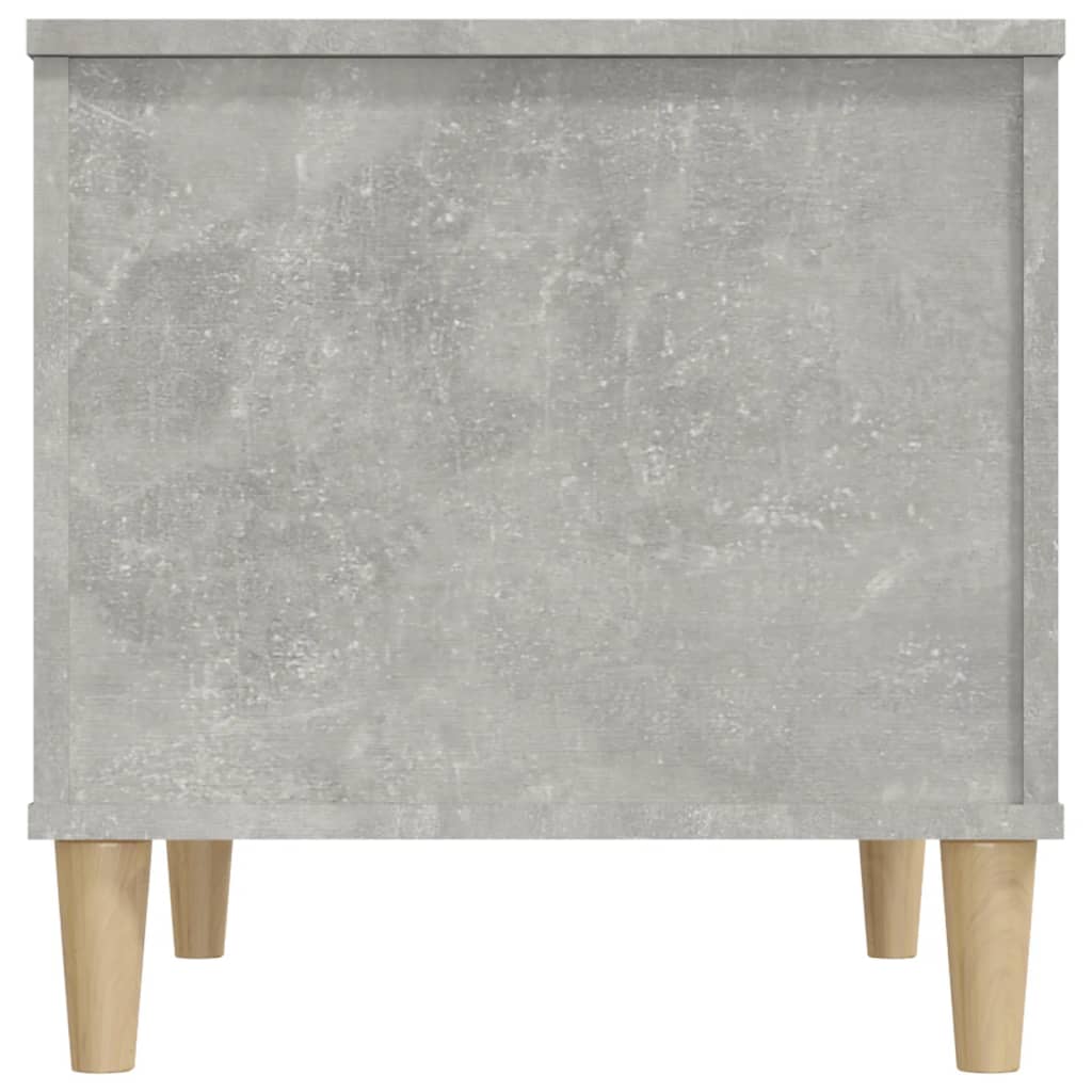 Salontafel 60X44,5X45 Cm Bewerkt Hout 60 x 44.5 x 45 cm Betongrijs