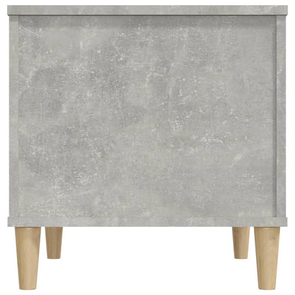 Salontafel 60X44,5X45 Cm Bewerkt Hout 60 x 44.5 x 45 cm Betongrijs