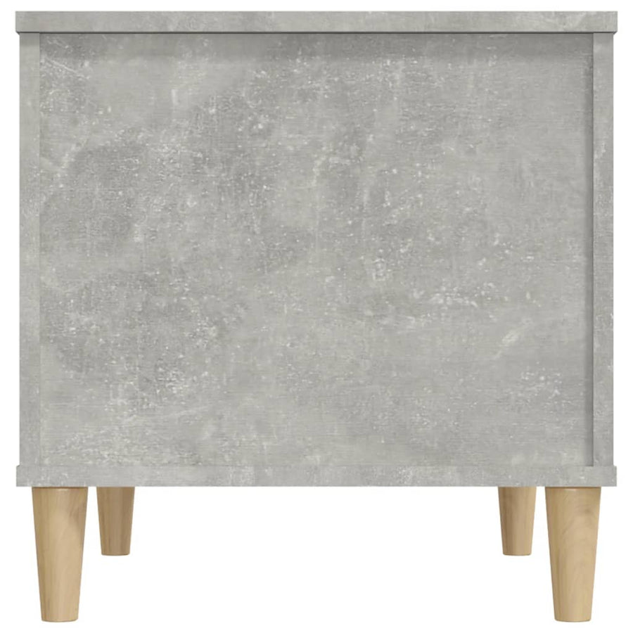 Salontafel 60X44,5X45 Cm Bewerkt Hout 60 x 44.5 x 45 cm Betongrijs