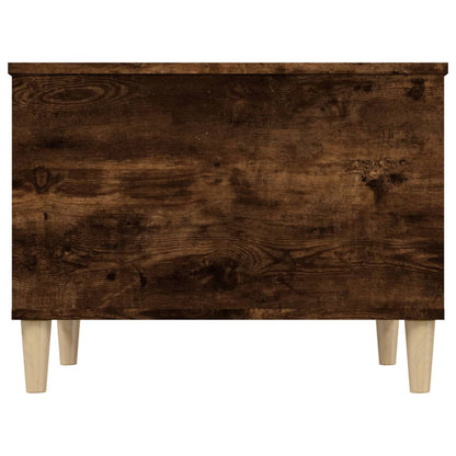 Salontafel 60X44,5X45 Cm Bewerkt Hout Kleurig 60 x 44.5 x 45 cm Gerookt eiken