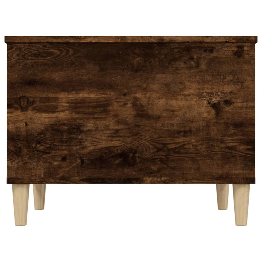 Salontafel 60X44,5X45 Cm Bewerkt Hout Kleurig 60 x 44.5 x 45 cm Gerookt eiken