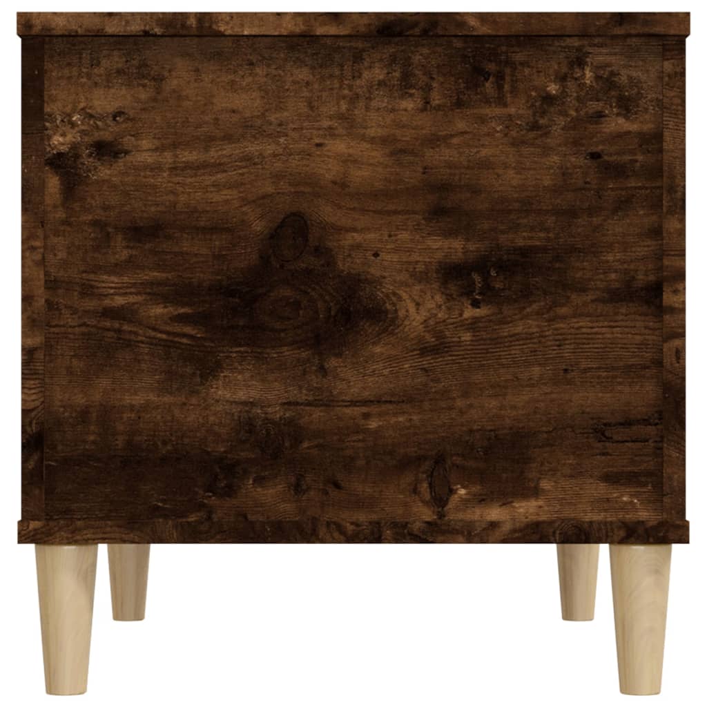 Salontafel 60X44,5X45 Cm Bewerkt Hout Kleurig 60 x 44.5 x 45 cm Gerookt eiken