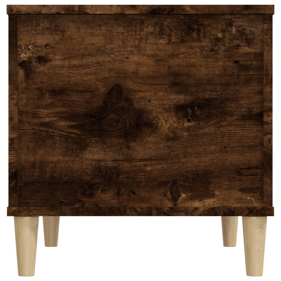 Salontafel 60X44,5X45 Cm Bewerkt Hout Kleurig 60 x 44.5 x 45 cm Gerookt eiken