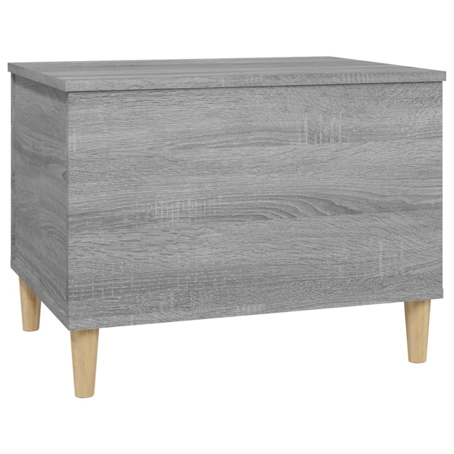 Salontafel 60X44,5X45 Cm Bewerkt Hout Grijs Sonoma Eikenkleurig