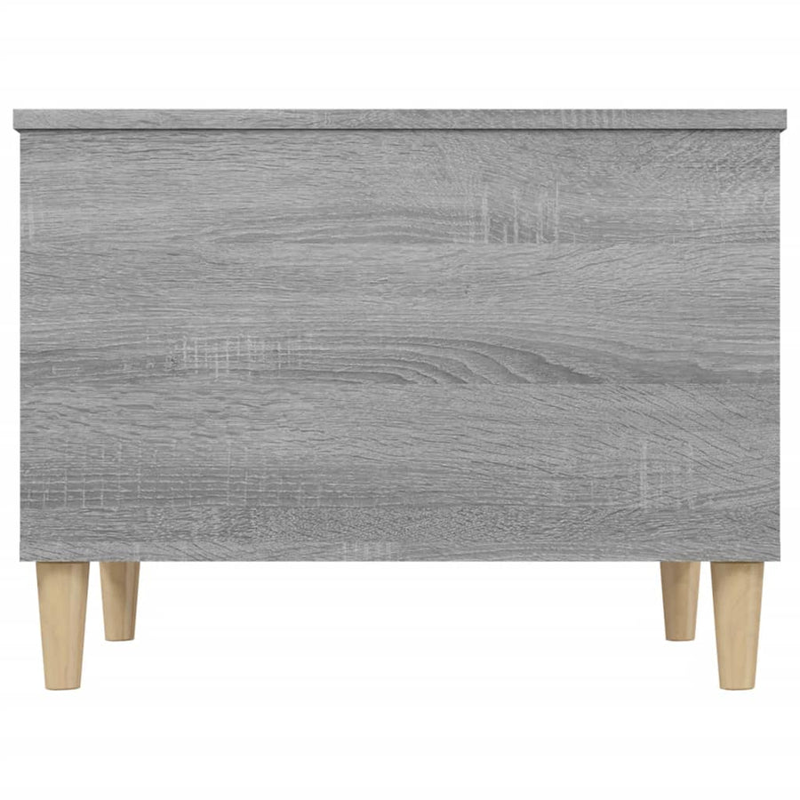 Salontafel 60X44,5X45 Cm Bewerkt Hout Grijs Sonoma Eikenkleurig