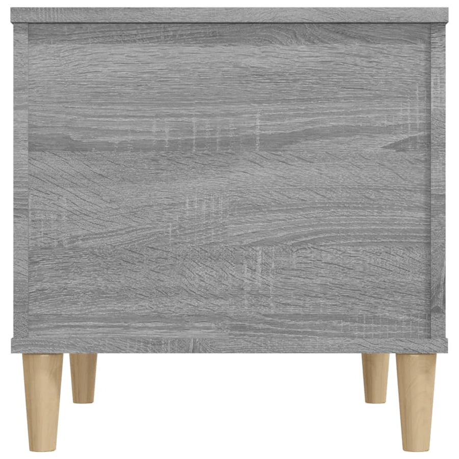 Salontafel 60X44,5X45 Cm Bewerkt Hout Grijs Sonoma Eikenkleurig