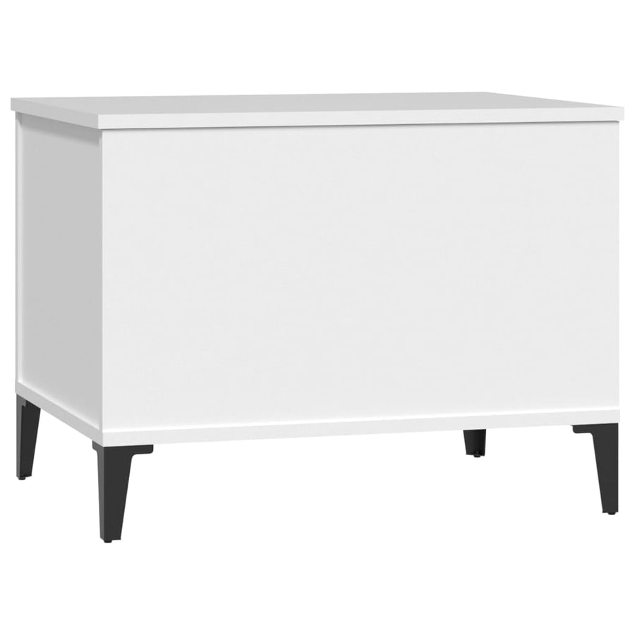 Salontafel 60X44,5X45 Cm Bewerkt Hout Wit