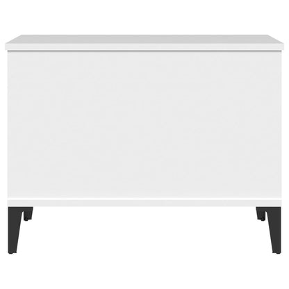 Salontafel 60X44,5X45 Cm Bewerkt Hout Wit