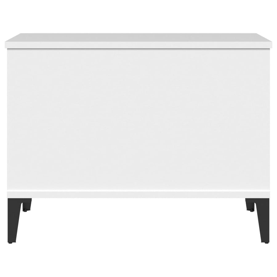 Salontafel 60X44,5X45 Cm Bewerkt Hout Wit