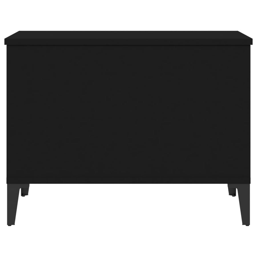 Salontafel 60X44,5X45 Cm Bewerkt Hout 60 x 44.5 x 45 cm Zwart