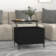 Salontafel 60x44,5x45 cm bewerkt hout zwart