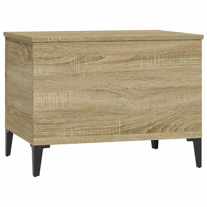 Salontafel 60X44,5X45 Cm Bewerkt Hout Kleurig 60 x 44.5 x 45 cm Sonoma eiken