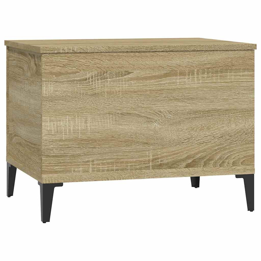 Salontafel 60X44,5X45 Cm Bewerkt Hout Kleurig 60 x 44.5 x 45 cm Sonoma eiken