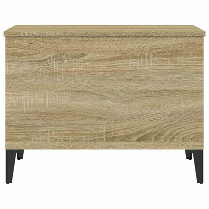 Salontafel 60X44,5X45 Cm Bewerkt Hout Kleurig 60 x 44.5 x 45 cm Sonoma eiken