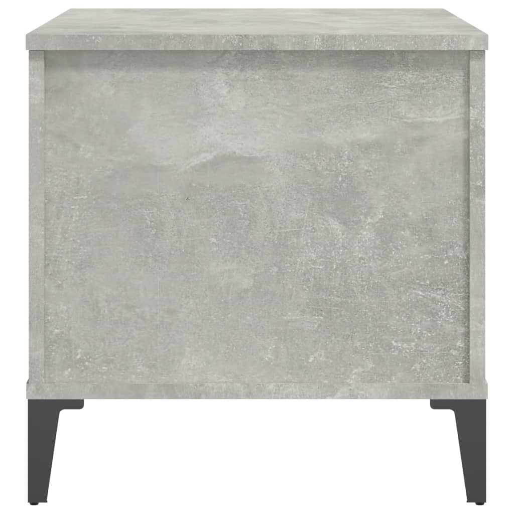 Salontafel 60x44,5x45 cm bewerkt hout betongrijs 60 x 44.5 x 45 cm Betongrijs