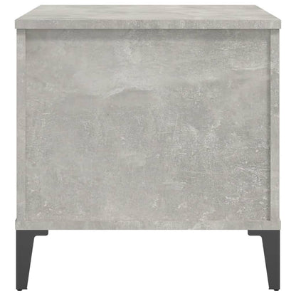 Salontafel 60x44,5x45 cm bewerkt hout betongrijs 60 x 44.5 x 45 cm Betongrijs