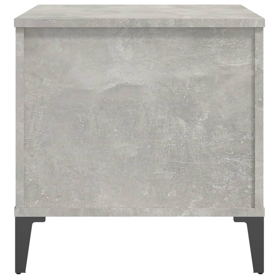 Salontafel 60x44,5x45 cm bewerkt hout betongrijs 60 x 44.5 x 45 cm Betongrijs
