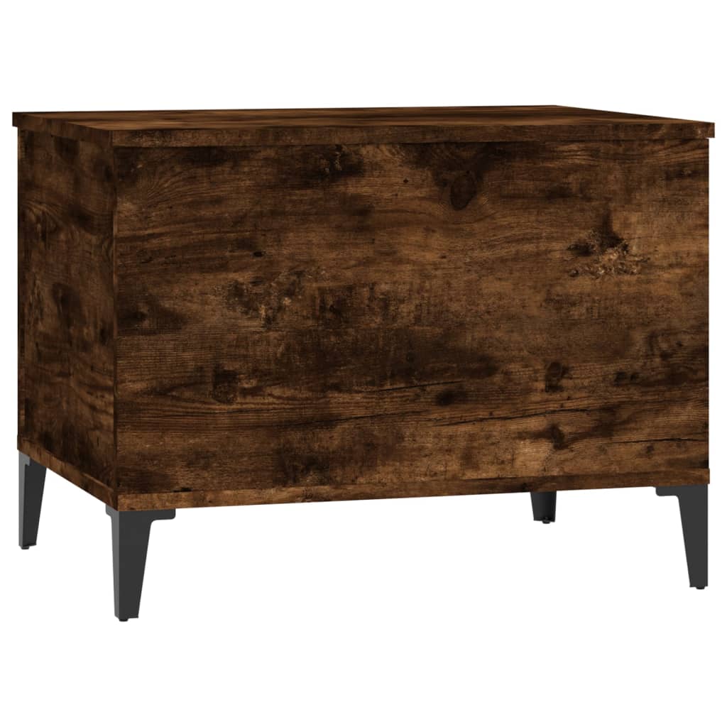 Salontafel 60X44,5X45 Cm Bewerkt Hout Kleurig 60 x 44.5 x 45 cm Gerookt eiken