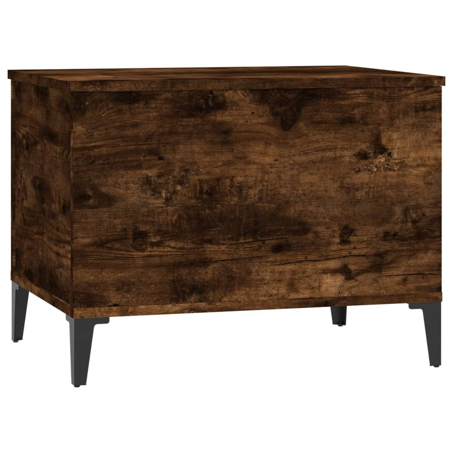 Salontafel 60X44,5X45 Cm Bewerkt Hout Kleurig 60 x 44.5 x 45 cm Gerookt eiken