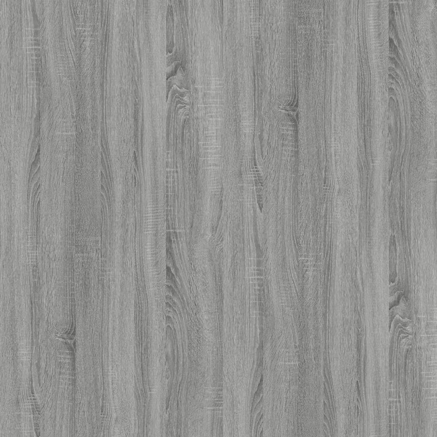 Salontafel 60X44,5X45 Cm Bewerkt Hout Grijs Sonoma Eikenkleurig