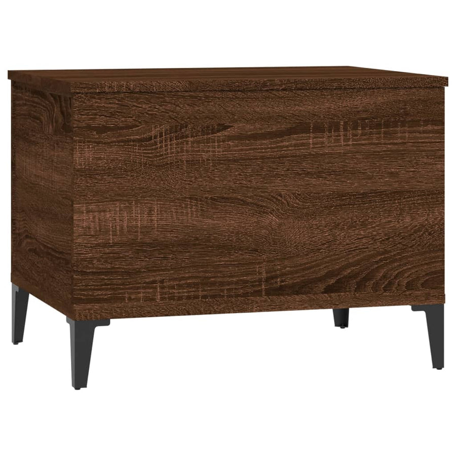 Salontafel 60X44,5X45 Cm Bewerkt Hout Bruin Eikenkleur