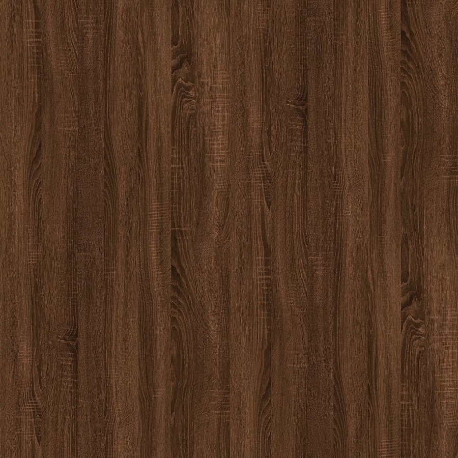 Salontafel 60X44,5X45 Cm Bewerkt Hout Bruin Eikenkleur